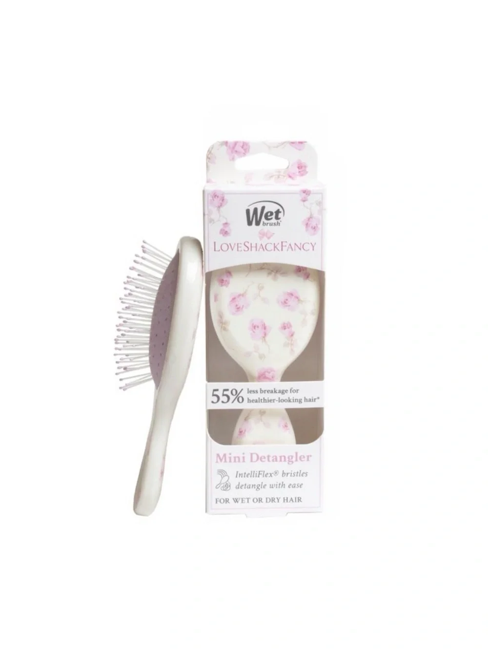 LoveShackFancy Hair Bundle: Brush, 5ct Scrunchies & 10 ct Seamless Hair Ties